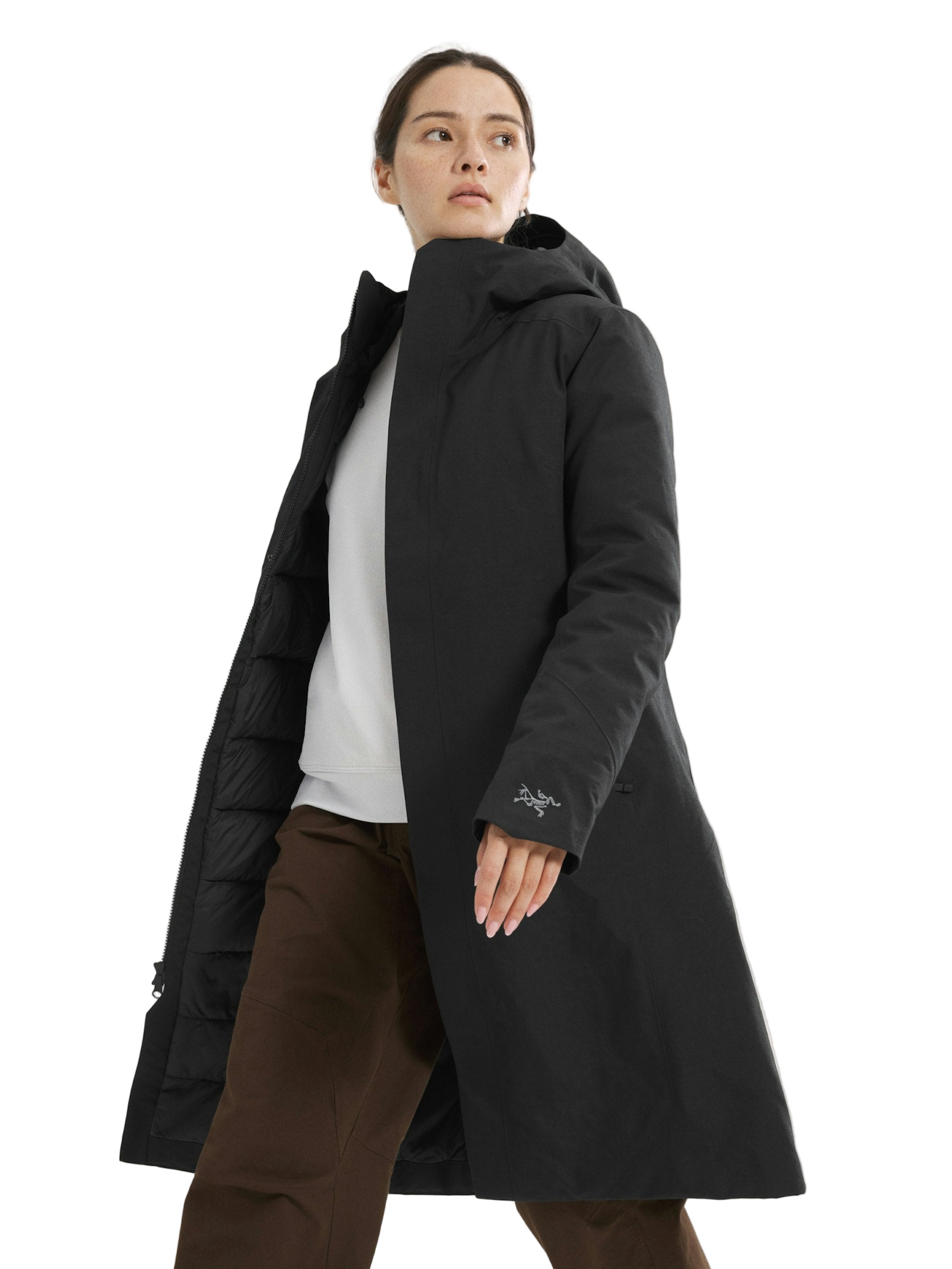 Arc'teryx 02. WOMENS APPAREL - WOMENS JACKETS - WOMENS JACKETS INSULATED Women's Patera Parka BLACK