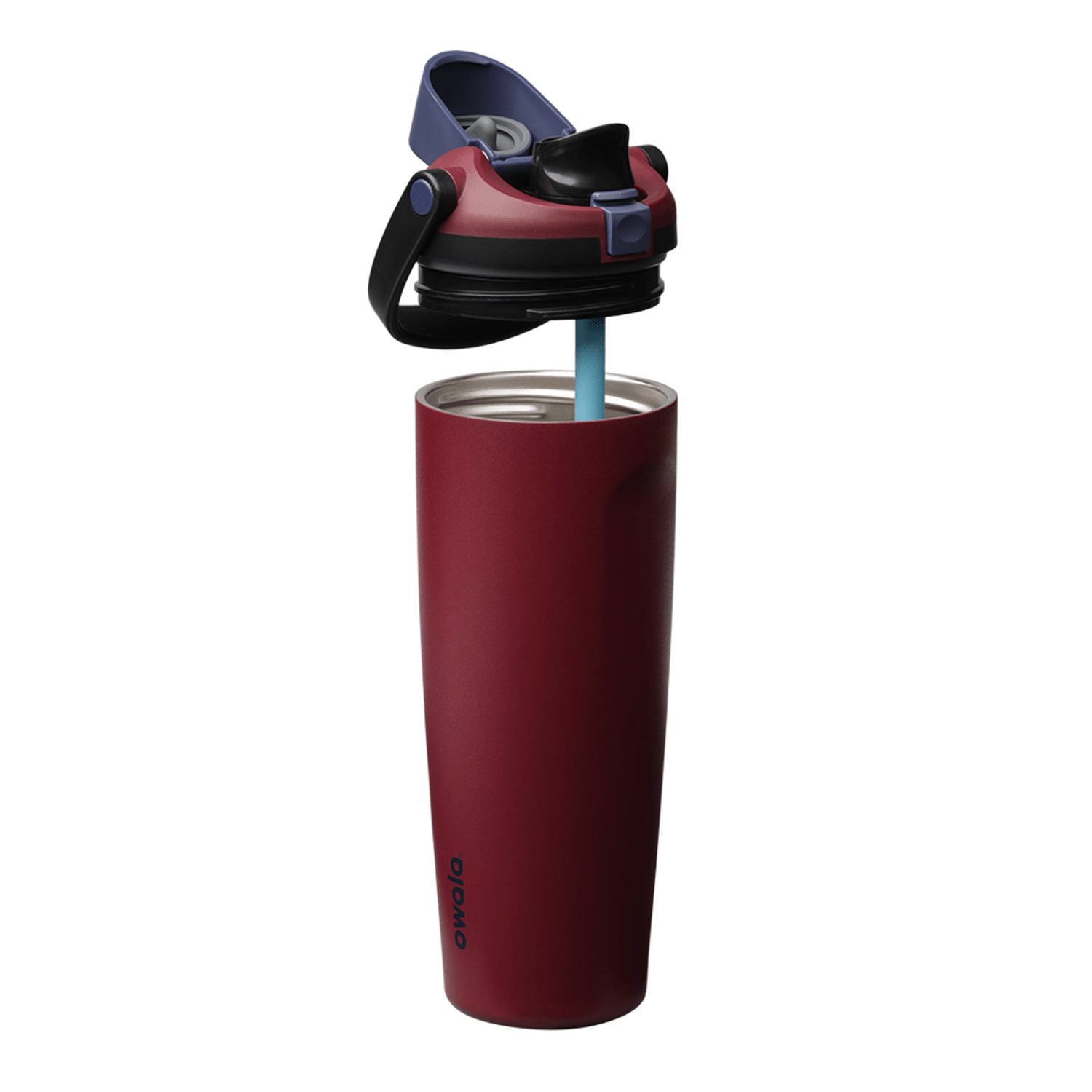 Owala 08. DRINKWARE - WATER BOTTLES - WATER BOTTLES FreeSip Sway 30oz BURGUNDY BAY