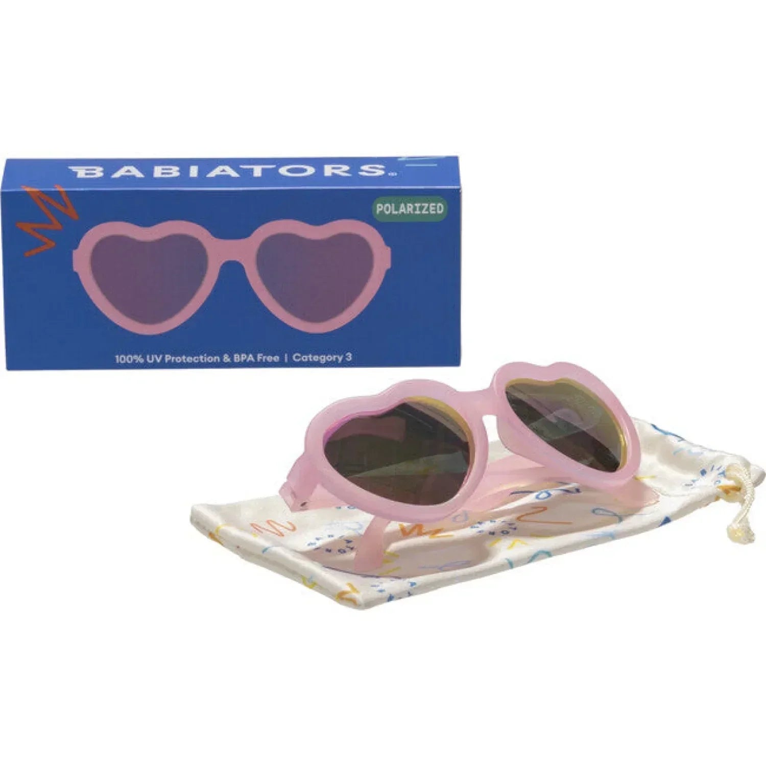 Babiator 07. EYEWEAR - SUNGLASSES - SUNGLASSES Kids Polarized Heart Sunglasses PURPLE 0-2Y