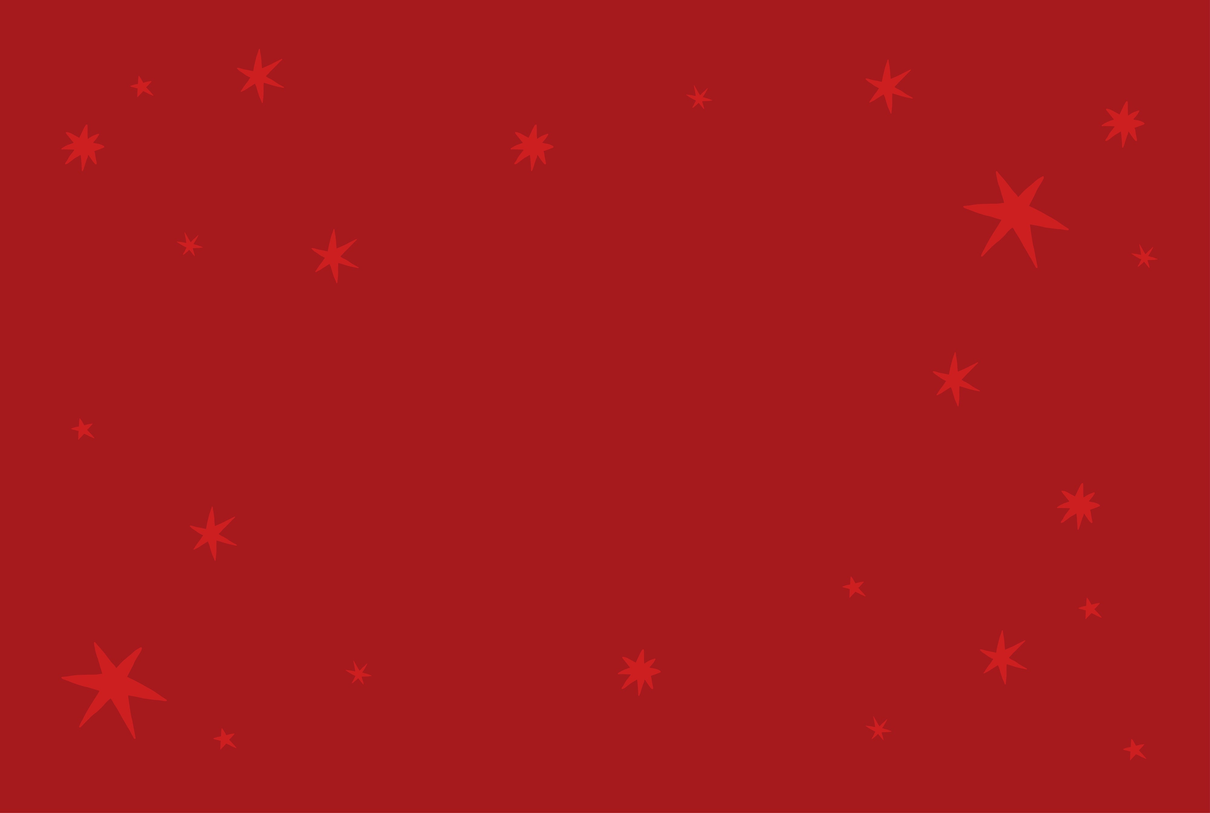 Red background with scattered star shapes