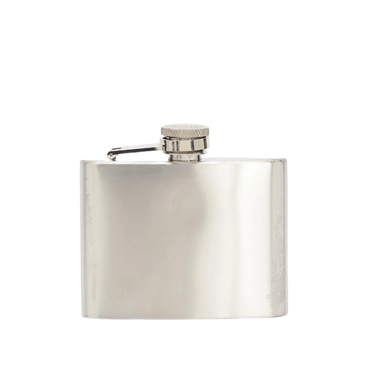 4oz Hinged Hip Flask Barbour - BROWN