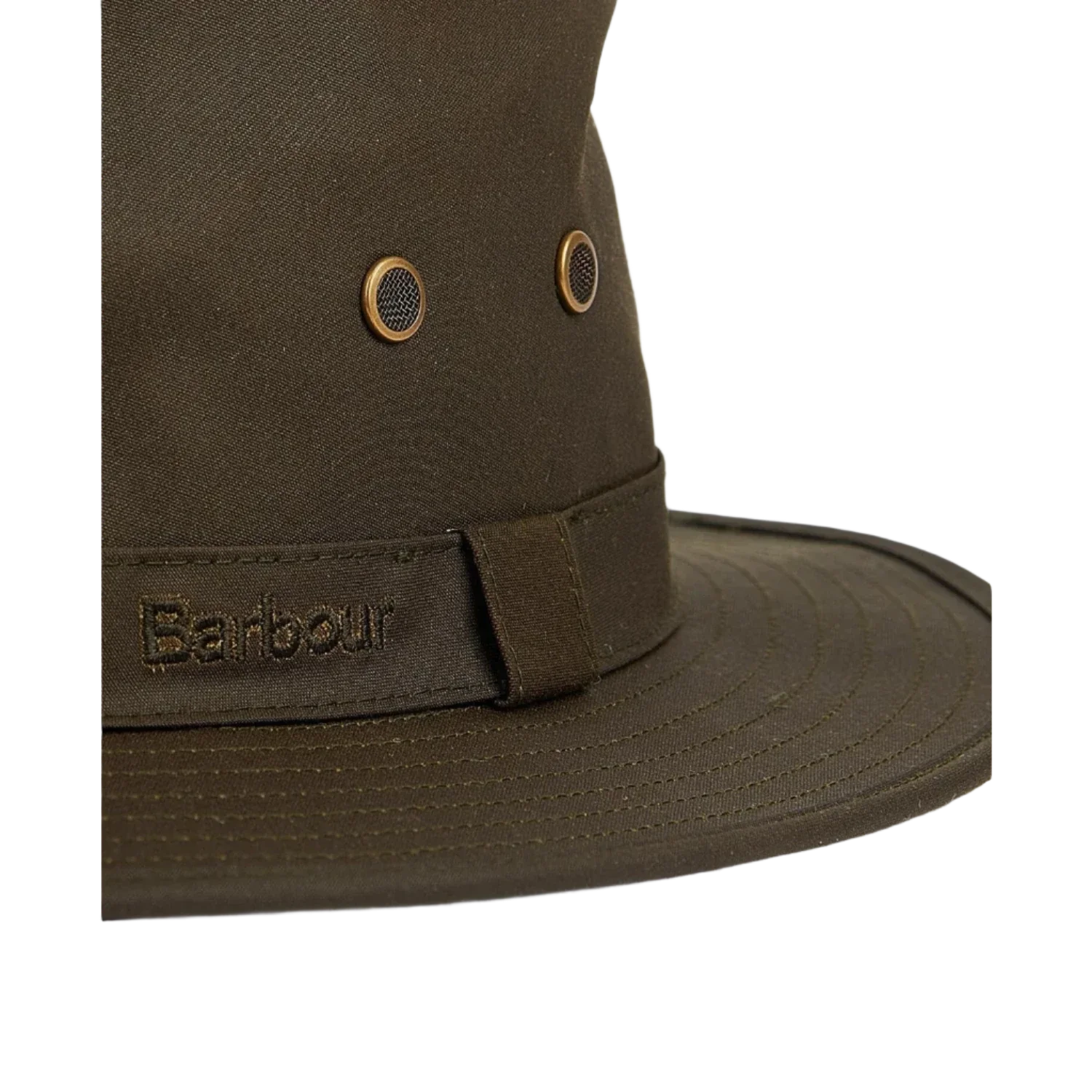 Barbour 11. HATS - HATS BILLED - HATS BILLED Barbour Dawson Wax Safari Hat OLIVE