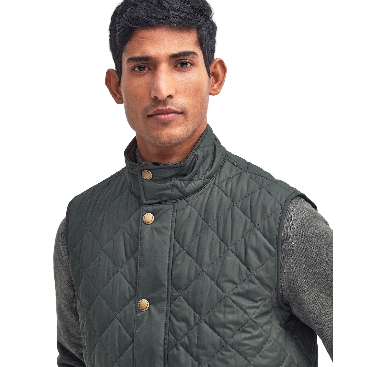 Barbour 01. MENS APPAREL - MENS VEST - MENS VEST INSULATED Barbour Lowerdale Quilted Gilet SAGE