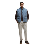 Barbour 01. MENS APPAREL - MENS VEST - MENS VEST INSULATED Barbour Lowerdale Quilted Gilet BLUE STONE