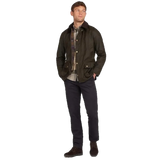 Barbour 01. MENS APPAREL - MENS JACKETS - MENS JACKETS CASUAL Men's Ashby Wax Jacket NAVY