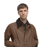 Barbour 01. MENS APPAREL - MENS JACKETS - MENS JACKETS CASUAL Men's Ashby Wax Jacket BARK