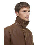 Barbour 01. MENS APPAREL - MENS JACKETS - MENS JACKETS CASUAL Men's Ashby Wax Jacket BARK