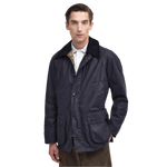 Barbour 01. MENS APPAREL - MENS JACKETS - MENS JACKETS CASUAL Men's Ashby Wax Jacket NAVY