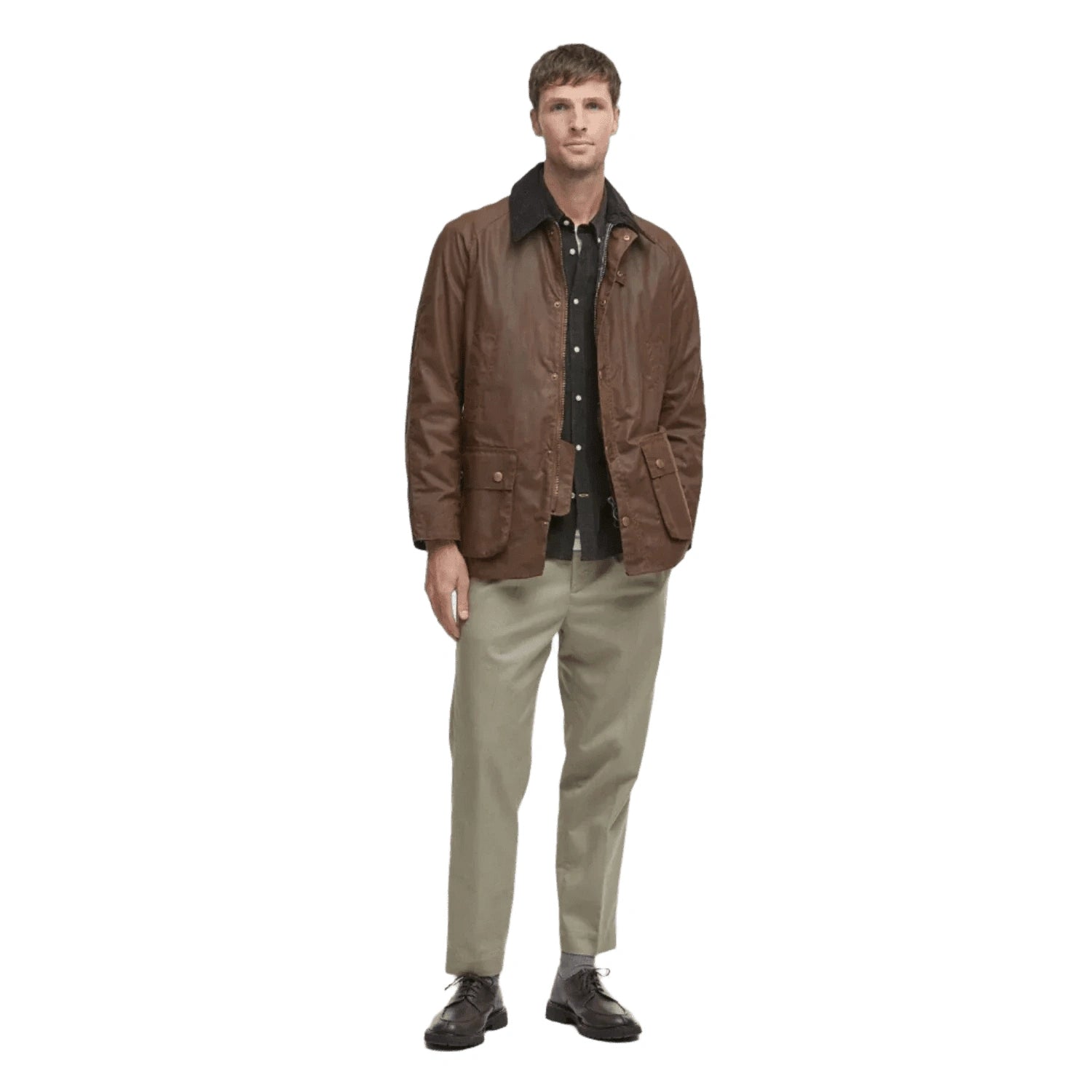 Barbour Men s Ashby Waxed Jacket XL