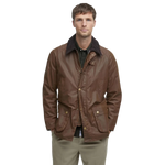 Barbour 01. MENS APPAREL - MENS JACKETS - MENS JACKETS CASUAL Men's Ashby Wax Jacket BARK