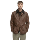 Barbour 01. MENS APPAREL - MENS JACKETS - MENS JACKETS CASUAL Men's Ashby Wax Jacket BARK