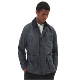 Barbour 01. MENS APPAREL - MENS JACKETS - MENS JACKETS CASUAL Men's Ashby Wax Jacket GREY|CLASSIC