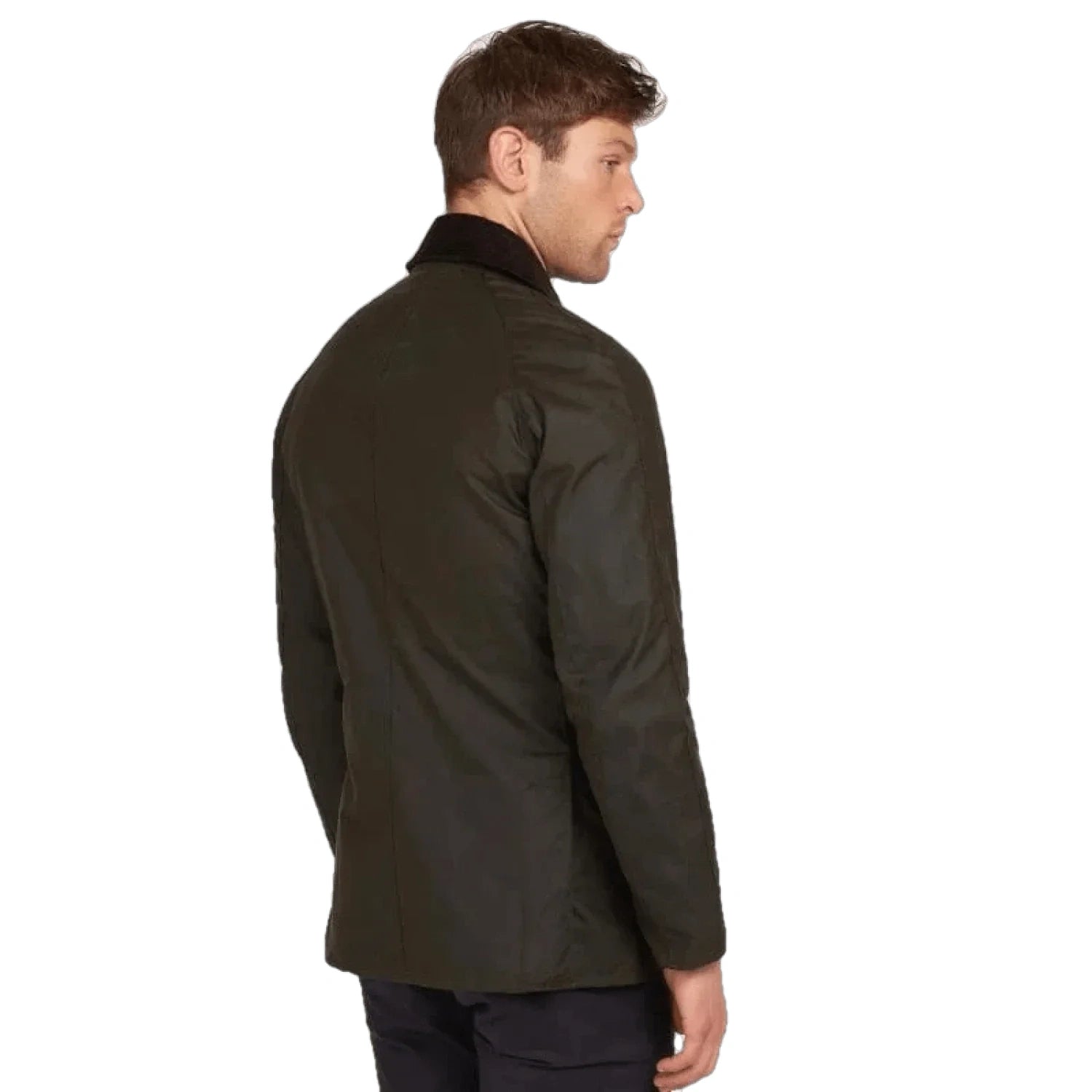 Barbour 01. MENS APPAREL - MENS JACKETS - MENS JACKETS CASUAL Men's Ashby Wax Jacket OLIVE (D)