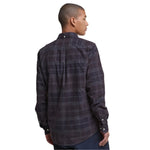 Barbour 01. MENS APPAREL - MENS LS SHIRTS - MENS LS BUTTON UP Men's Blair Tailored Tartan Corduroy Shirt MIDNIGHT OAK TARTAN