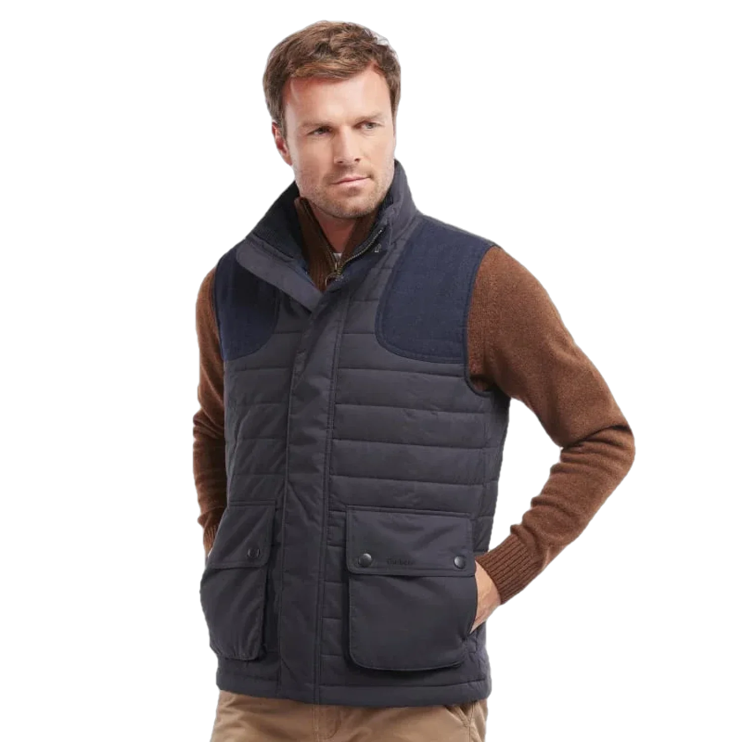 Barbour 01. MENS APPAREL - MENS VEST - MENS VEST INSULATED Men's Bradford Gilet NAVY