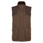 Barbour 01. MENS APPAREL - MENS VEST - MENS VEST INSULATED Men's Barbour Bradford Tattersall Puffer Gilet DARK SAND