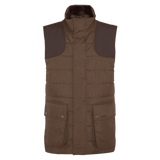 Barbour 01. MENS APPAREL - MENS VEST - MENS VEST INSULATED Men's Barbour Bradford Tattersall Puffer Gilet DARK SAND