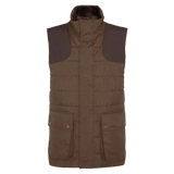 Barbour 01. MENS APPAREL - MENS VEST - MENS VEST INSULATED Men's Barbour Bradford Tattersall Puffer Gilet DARK SAND