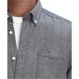 Barbour 01. MENS APPAREL - MENS LS SHIRTS - MENS LS BUTTON UP Men's Buckley Tailored Long-Sleeved Shirt GREY MARL