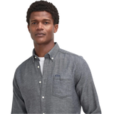 Barbour 01. MENS APPAREL - MENS LS SHIRTS - MENS LS BUTTON UP Men's Buckley Tailored Long-Sleeved Shirt GREY MARL