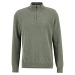 Barbour 01. MENS APPAREL - MENS HOODIES|SWEATERS - MENS PO Q ZIP Men's Cotton Half Zip Knitted Jumper THYME