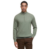 Barbour 01. MENS APPAREL - MENS HOODIES|SWEATERS - MENS PO Q ZIP Men's Cotton Half Zip Knitted Jumper THYME