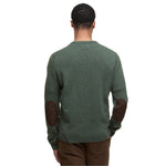 Barbour 01. MENS APPAREL - MENS HOODIES|SWEATERS - MENS PO SWEATERS Men's Essential Patch Crew-Neck Jumper OLIVE
