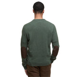Barbour 01. MENS APPAREL - MENS HOODIES|SWEATERS - MENS PO SWEATERS Men's Essential Patch Crew-Neck Jumper OLIVE