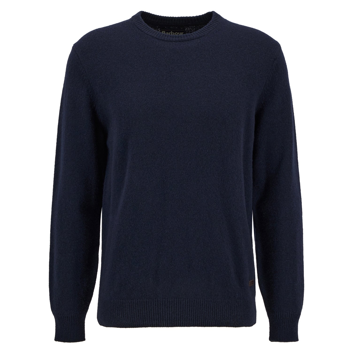 Barbour 01. MENS APPAREL - MENS HOODIES|SWEATERS - MENS PO SWEATERS Men's Essential Patch Crew-Neck Jumper NAVY