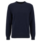 Barbour 01. MENS APPAREL - MENS HOODIES|SWEATERS - MENS PO SWEATERS Men's Essential Patch Crew-Neck Jumper NAVY