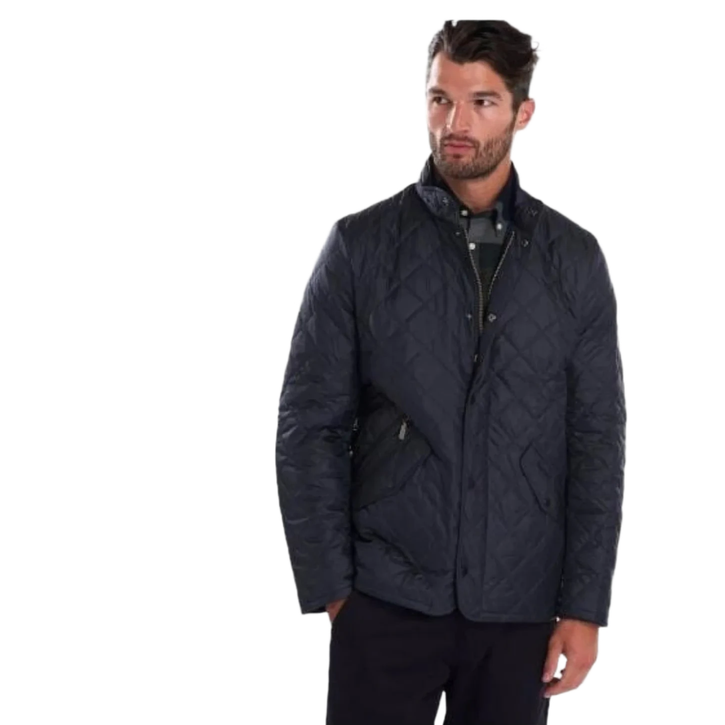 Barbour 01. MENS APPAREL - MENS JACKETS - MENS JACKETS INSULATED Men's Flyweight Chelsea Quilted Jacket NAVY