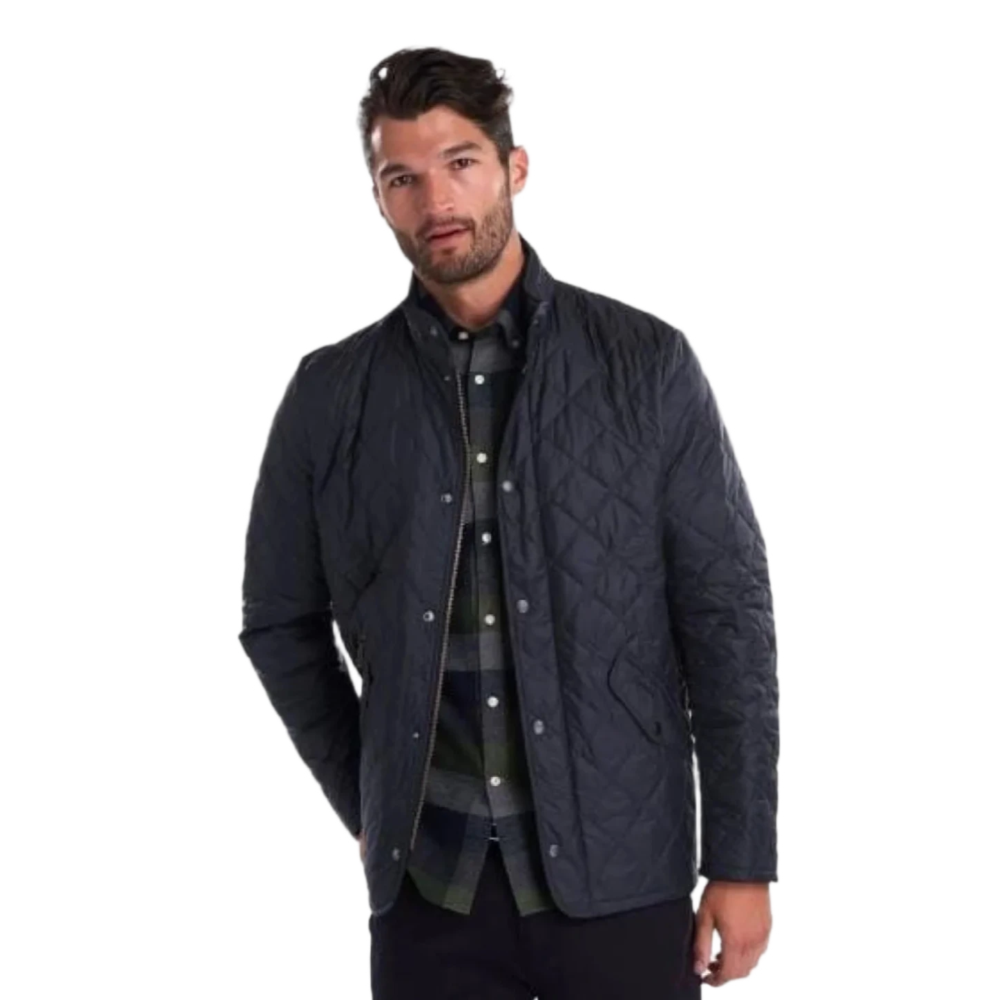 Barbour 01. MENS APPAREL - MENS JACKETS - MENS JACKETS INSULATED Men's Flyweight Chelsea Quilted Jacket NAVY