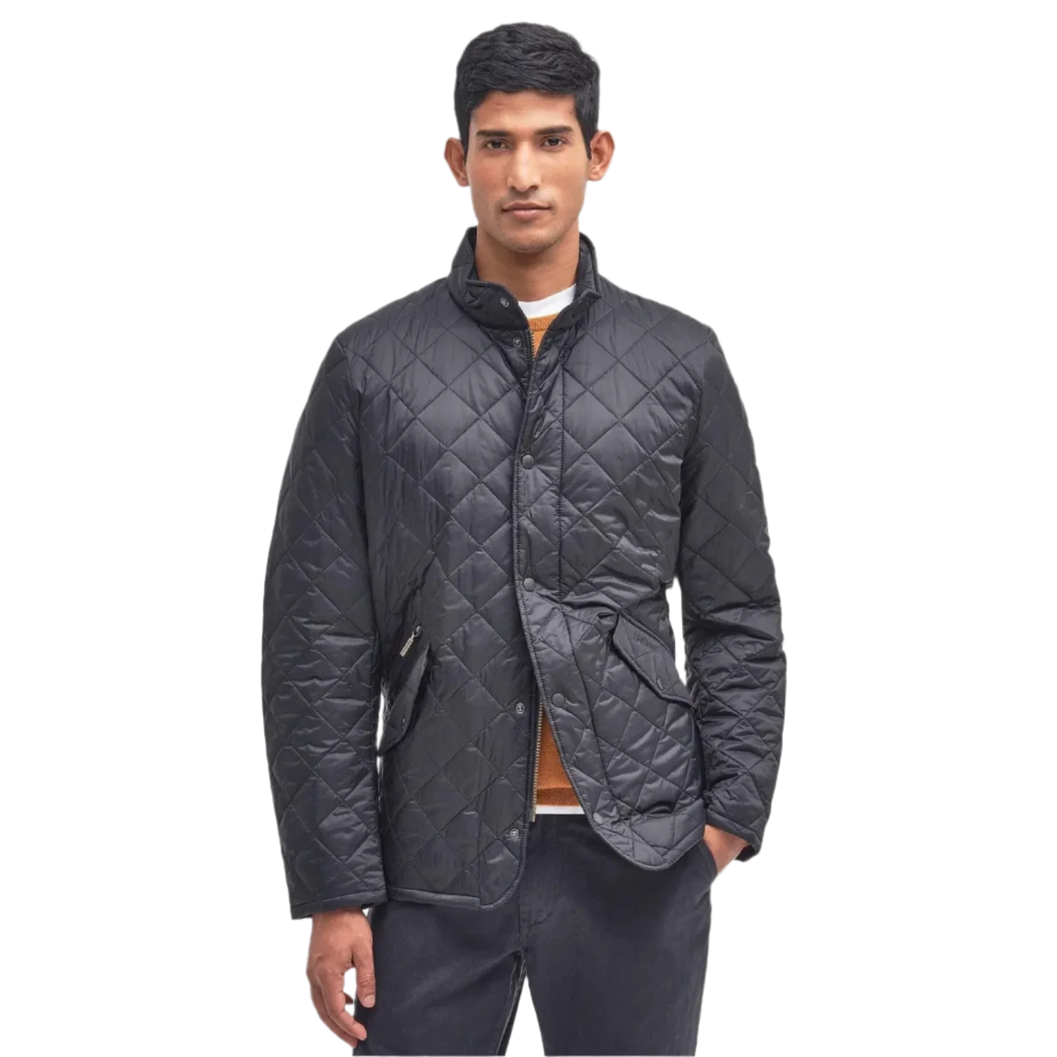 Barbour 01. MENS APPAREL - MENS JACKETS - MENS JACKETS INSULATED Men's Flyweight Chelsea Quilted Jacket BLACK