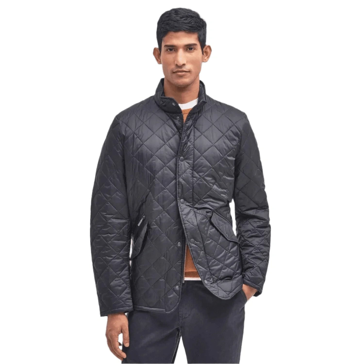 Barbour 01. MENS APPAREL - MENS JACKETS - MENS JACKETS INSULATED Men's Flyweight Chelsea Quilted Jacket BLACK