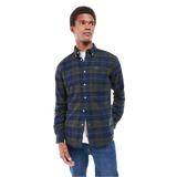 Barbour 01. MENS APPAREL - MENS LS SHIRTS - MENS LS BUTTON UP Men's Kyeloch Shirt OLIVE NIGHT