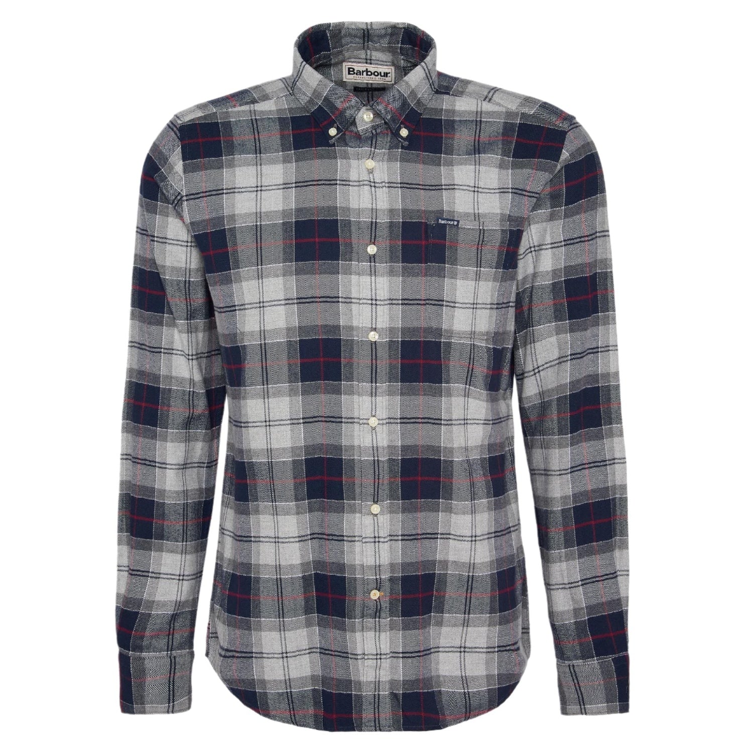 Barbour 01. MENS APPAREL - MENS LS SHIRTS - MENS LS BUTTON UP Men's Kyeloch Shirt BLUE GRANITE