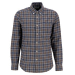 Barbour 01. MENS APPAREL - MENS LS SHIRTS - MENS LS BUTTON UP Men's Lanark Tartan Tailored Shirt MIDNIGHT OAK TARTAN