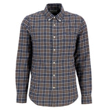 Barbour 01. MENS APPAREL - MENS LS SHIRTS - MENS LS BUTTON UP Men's Lanark Tartan Tailored Shirt MIDNIGHT OAK TARTAN