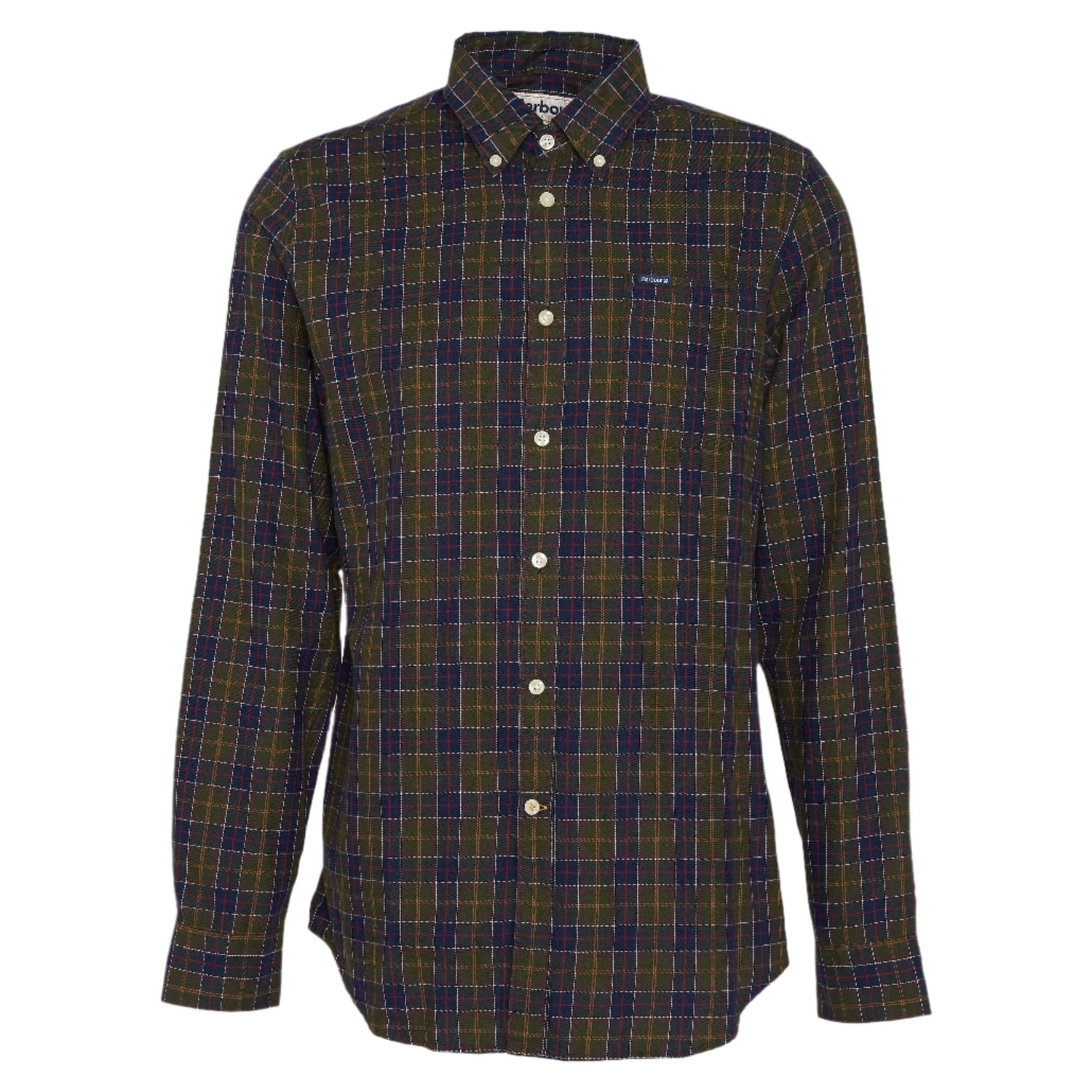 Barbour 01. MENS APPAREL - MENS LS SHIRTS - MENS LS BUTTON UP Men's Lanark Tartan Tailored Shirt CLASSIC TARTAN