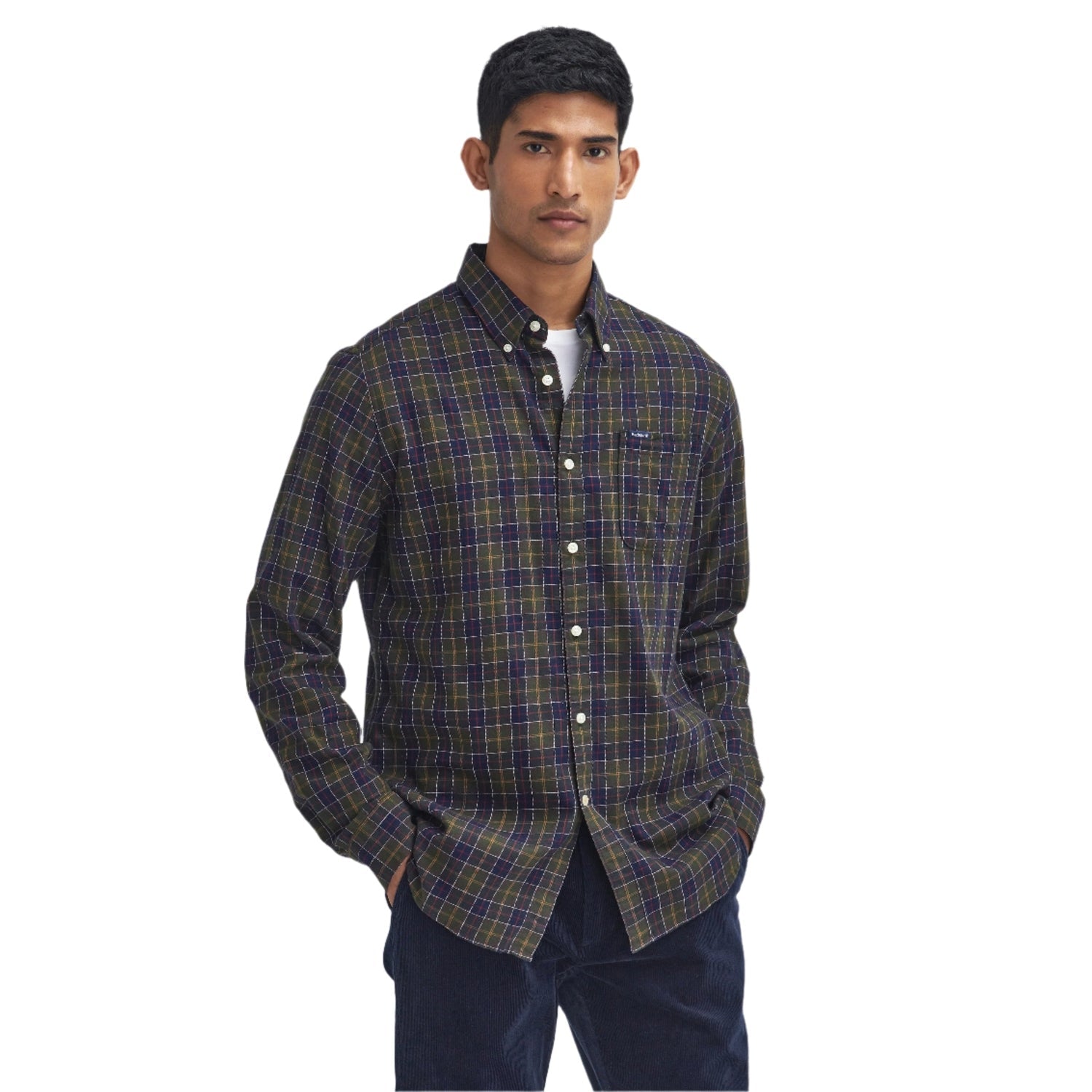 Barbour 01. MENS APPAREL - MENS LS SHIRTS - MENS LS BUTTON UP Men's Lanark Tartan Tailored Shirt CLASSIC TARTAN