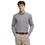 Barbour 01. MENS APPAREL - MENS LS SHIRTS - MENS LS BUTTON UP Men's Padshaw Tailored Gingham Shirt DARK OAK