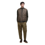 Barbour 01. MENS APPAREL - MENS VEST - MENS VEST INSULATED Men's Re-Engineered Utility Liddesdale Quilted Gilet DARK OLIVE