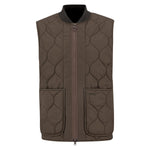 Barbour 01. MENS APPAREL - MENS VEST - MENS VEST INSULATED Men's Re-Engineered Utility Liddesdale Quilted Gilet DARK OLIVE