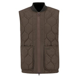 Barbour 01. MENS APPAREL - MENS VEST - MENS VEST INSULATED Men's Re-Engineered Utility Liddesdale Quilted Gilet DARK OLIVE