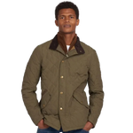 Barbour 01. MENS APPAREL - MENS JACKETS - MENS JACKETS INSULATED Men's Shoveler Quilt ARMY GREEN