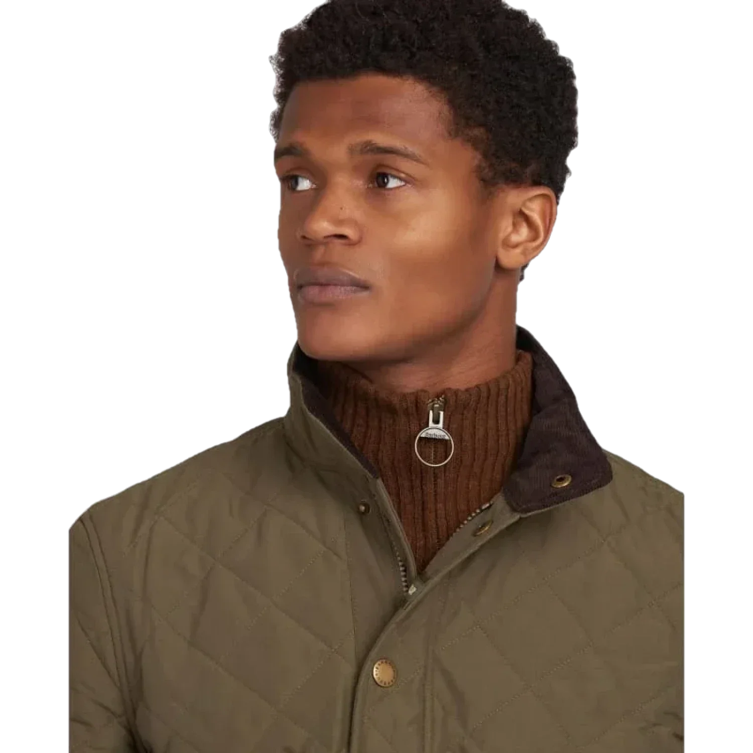 Barbour 01. MENS APPAREL - MENS JACKETS - MENS JACKETS INSULATED Men's Shoveler Quilt ARMY GREEN