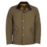 Barbour 01. MENS APPAREL - MENS JACKETS - MENS JACKETS INSULATED Men's Shoveler Quilt ARMY GREEN