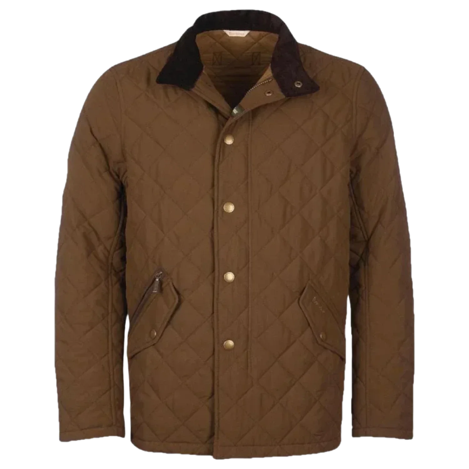 Barbour 01. MENS APPAREL - MENS JACKETS - MENS JACKETS INSULATED Men's Shoveler Quilt DARK SAND