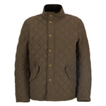 Barbour 01. MENS APPAREL - MENS JACKETS - MENS JACKETS INSULATED Men's Shoveler Quilted Jacket DARK OLIVE