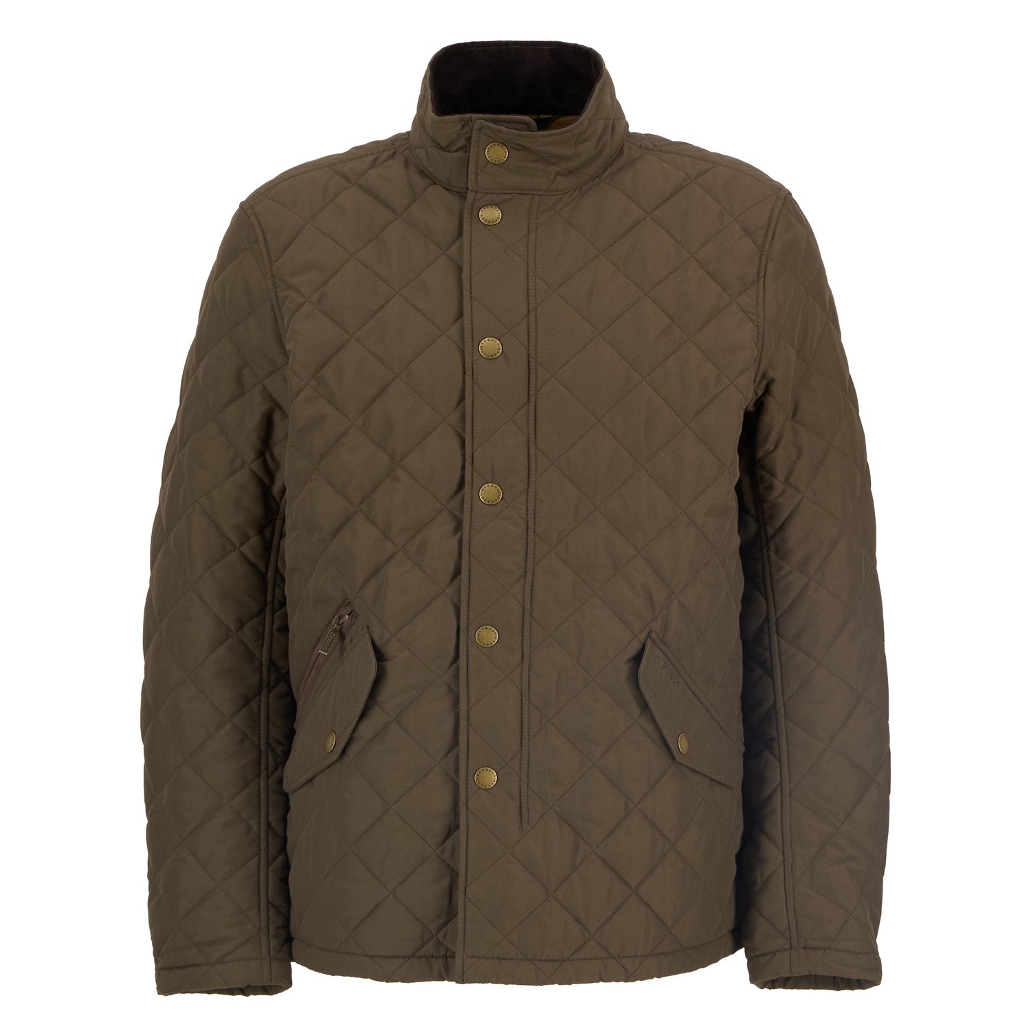 Barbour 01. MENS APPAREL - MENS JACKETS - MENS JACKETS INSULATED Men's Shoveler Quilted Jacket DARK OLIVE